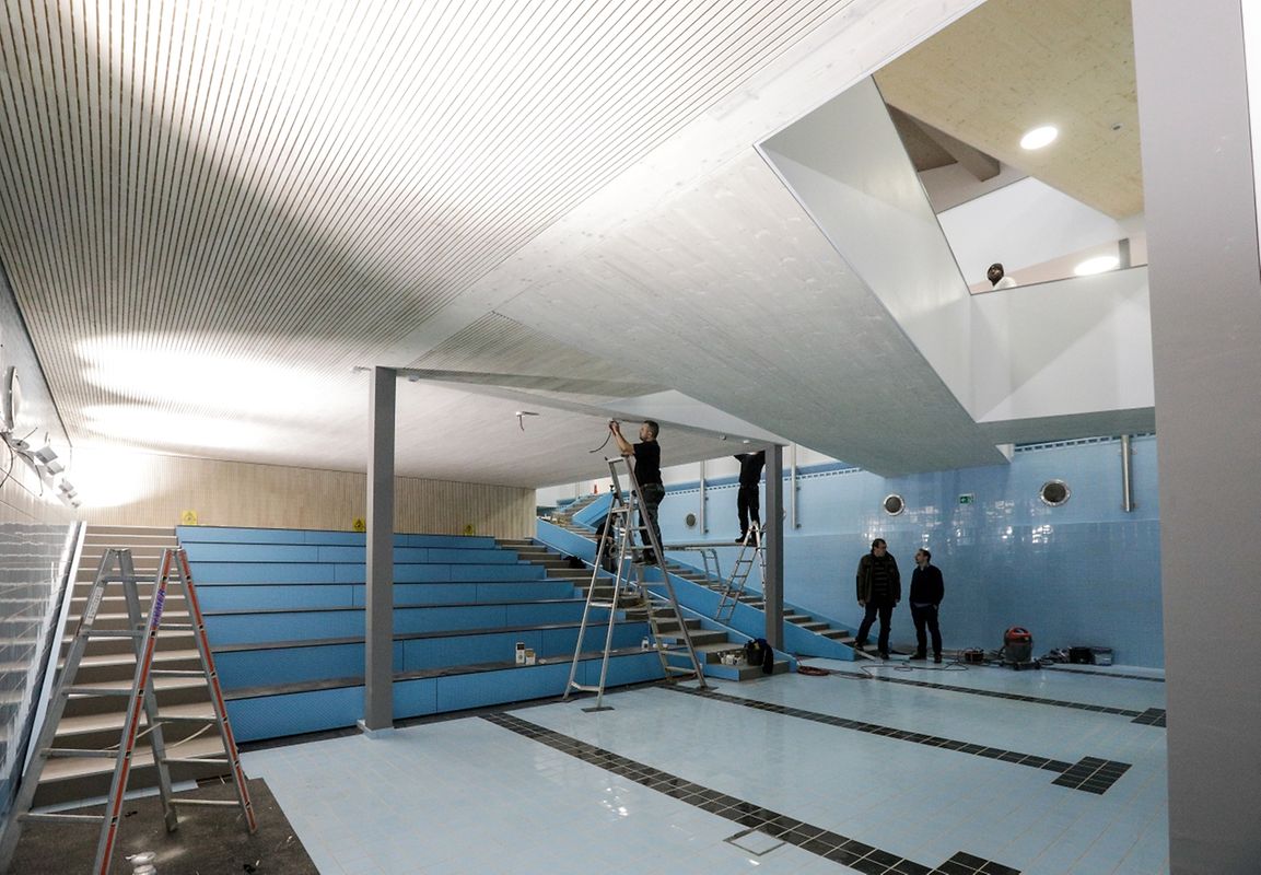 Ein Rundgang durch die neue Lunex-Universität, am Tag vor der offiziellen Eröffnung.