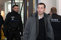 Edouard Perrin au tribunal de Luxembourg pendant le procès LuxLeaks, le 04 janvier 2017.