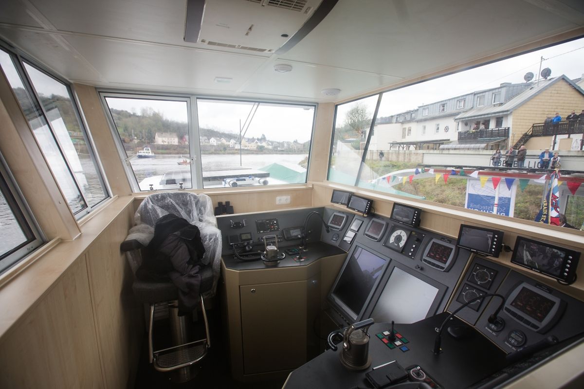 Schiffstaufe der neuen Elektro-Fähre “Sankta Maria II“.