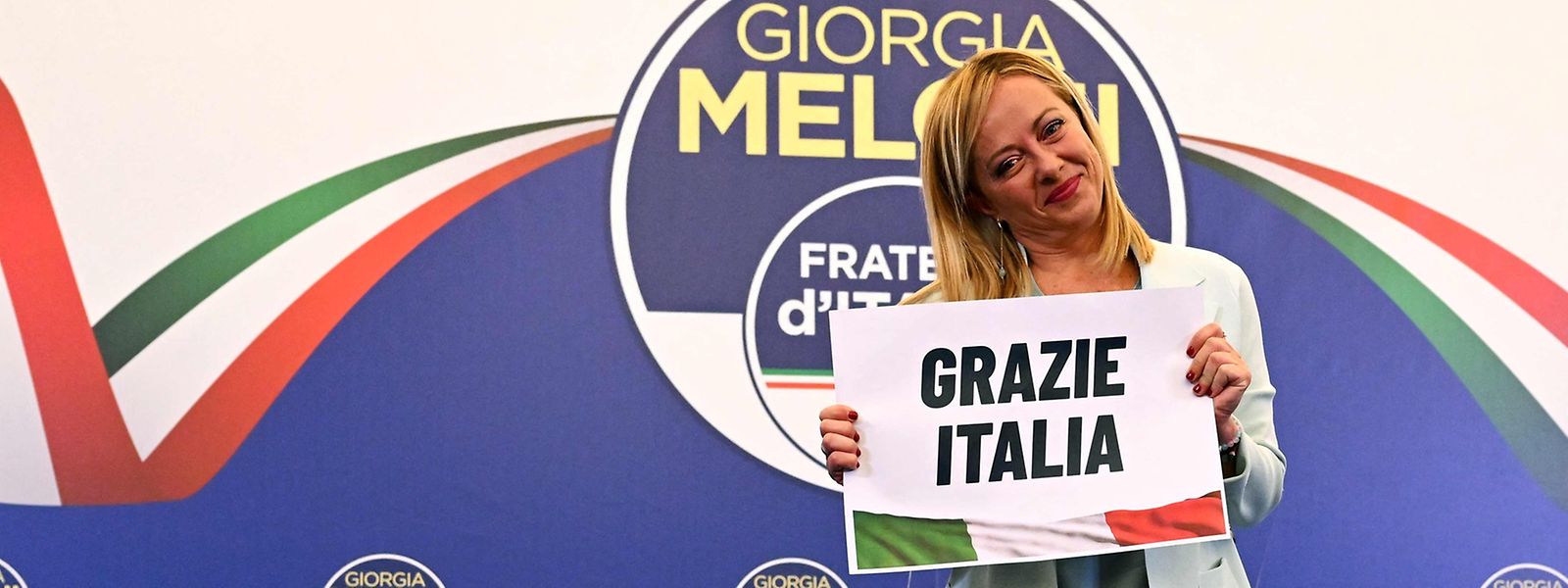 Giorgia Meloni dürfte die erste Regierungschefin von Italien werden.