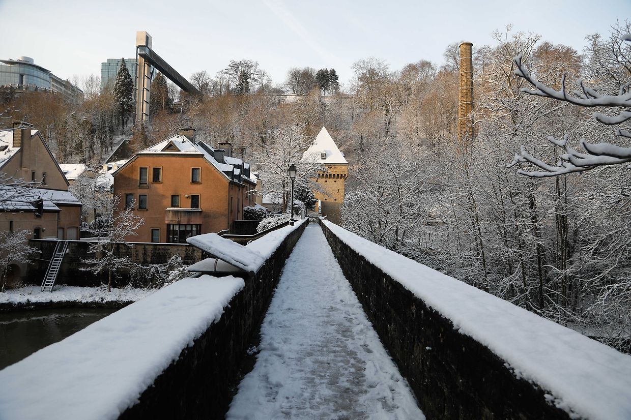 Illustration, Schnee, Winter, Winterlandschaft, Tour Vauban Foto: Anouk Antony/Luxemburger Wort