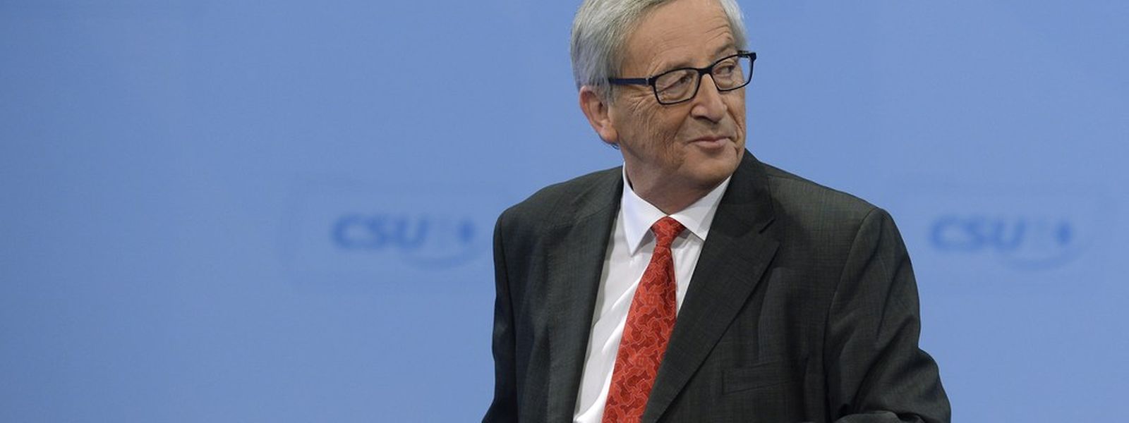 Jean-Claude Juncker au congrès de la CSU vendredi 12 décembre à Nuremberg