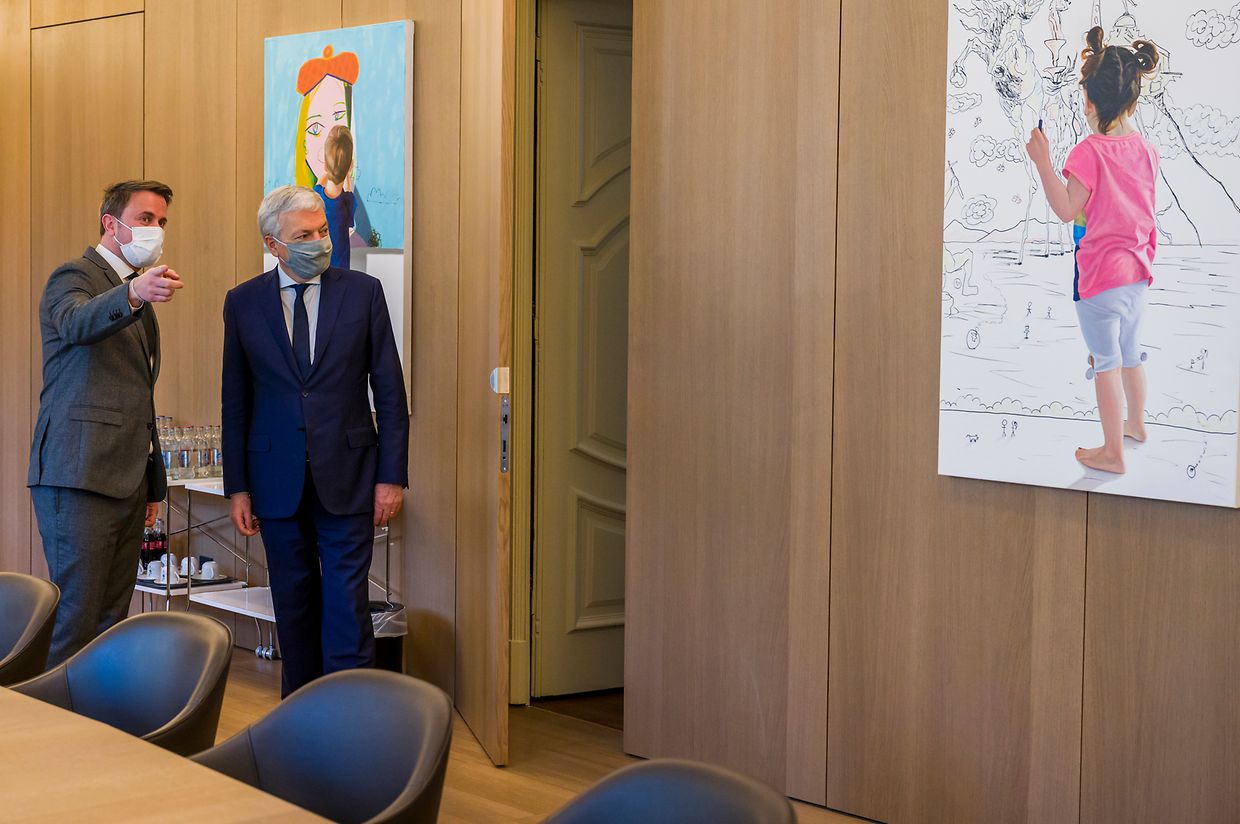 Premierminister Xavier Bettel traf sich am Montagmorgen mit EU-Justizkommissar Didier Reynders.