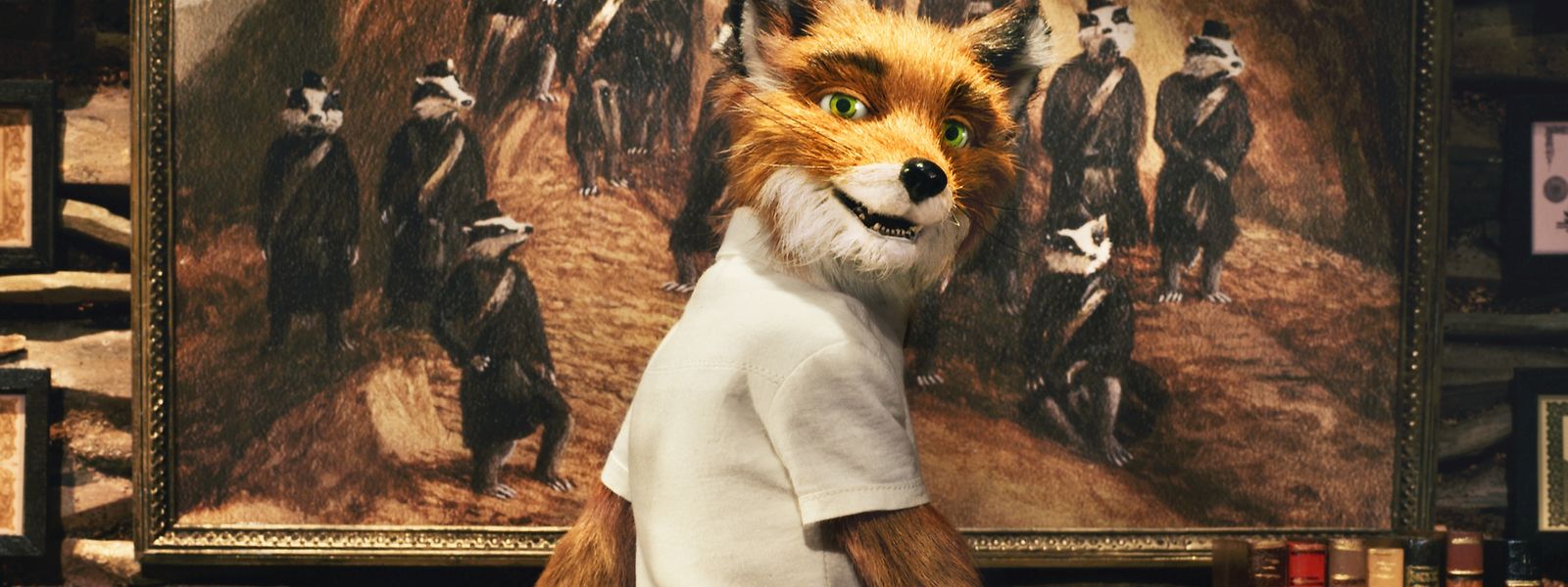 Eine Szene aus „Fantastic Mr Fox“, einem Animationsfilm von Wes Anderson nach einem Buch von Roald Dahl.