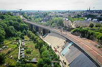 Brücken in Luxemburg Stadt - Viadukt Polfermillen -  Foto: Pierre Matgé/Luxemburger Wort