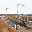 Die Erdarbeiten für mehrere großen Bauprojekte sind inzwischen angelaufen.
