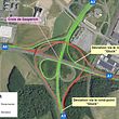 Des déviations seront en place via le rond-point Glück