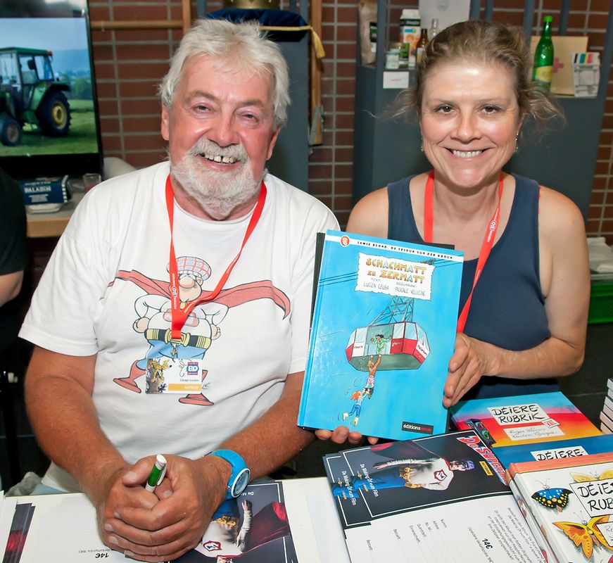 Das luxemburgische Erfolgsduo Lucien Czuga und Pascale Velleine. 