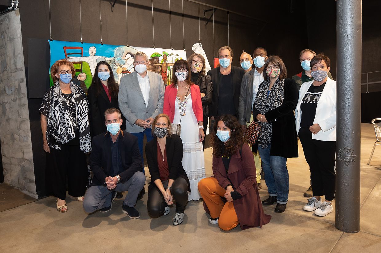 Action Painting Marco Weiten - espace H2O - Differdange -  - 24/09/2020 - photo: claude piscitelli