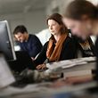 Frauen in den Medien, Lokalredaktion Luxemburger Wort. Photo Guy Wolff
