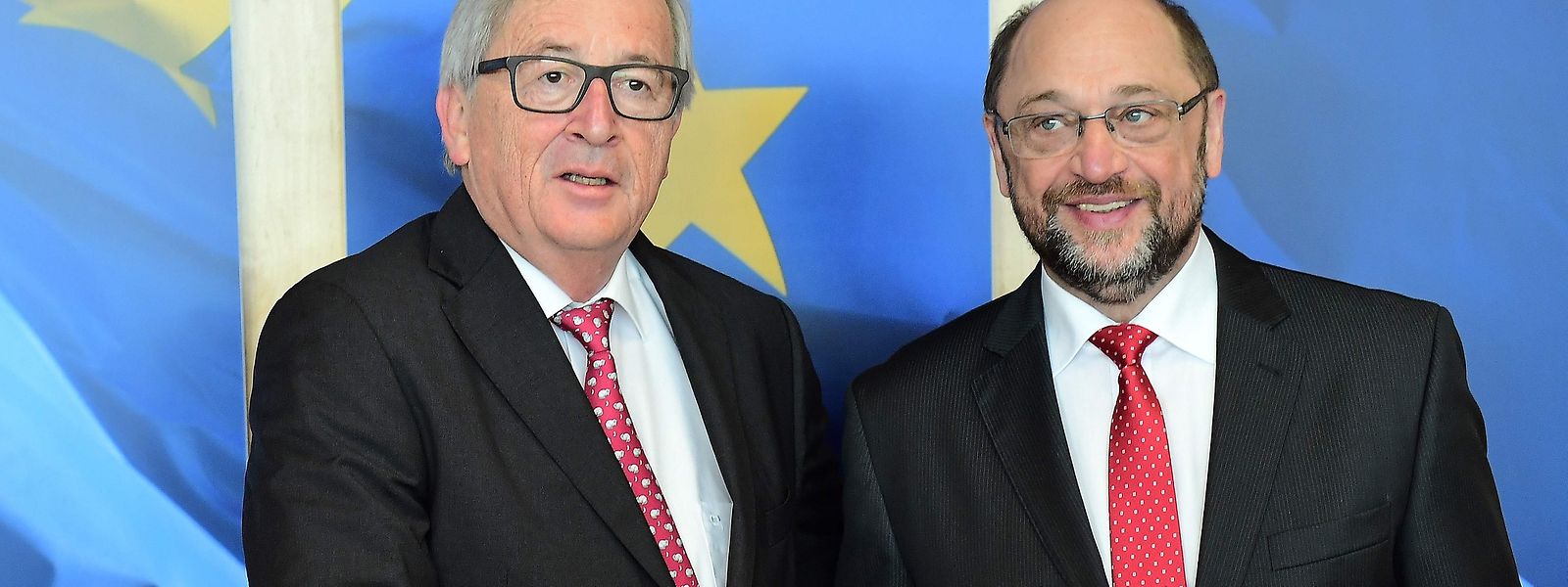 Am Donnerstag traf Schulz in Brüssel auf EU-Kommissionspräsident Jean-Claude Juncker.