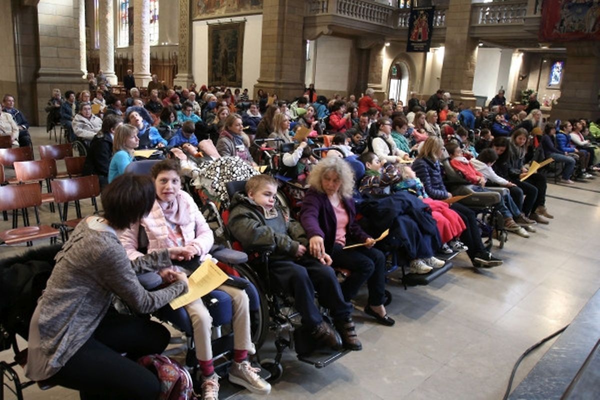 des „Institut pour Déficients Visuels“ und des „Institut pour Infirmes Moteurs Cérébraux“ in Luxemburg, für das „Tricentenaire“, das „Institut St-Joseph Betzdorf“, die „Association des Aveugles du Luxembourg“ und das „Centre Kräizbierg“ Düdelingen.