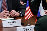 Um die Zukunft des Verbots nuklearer Kurz- und Mittelstreckenraketen soll es am Dienstagnachmittag auch bei einem Treffen zwischen Präsident Wladimir Putin und US-Sicherheitsberater John Bolton gehen.