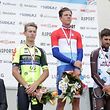 Podium, Alex Kirsch (UC Dippach - WB Verandaclassics - Aquaprotect), Bob Jungels (UC Dippach - Quickstep Floors), Ben Gastauer (LP 07 Schifflange - AG2R La Mondiale)/ 25.06.2017 Radsport, Velo, Saison 2017 / 25.06.2017 /Nationale Meisterschaften, Elite / Remerschen /Foto: Ben Majerus