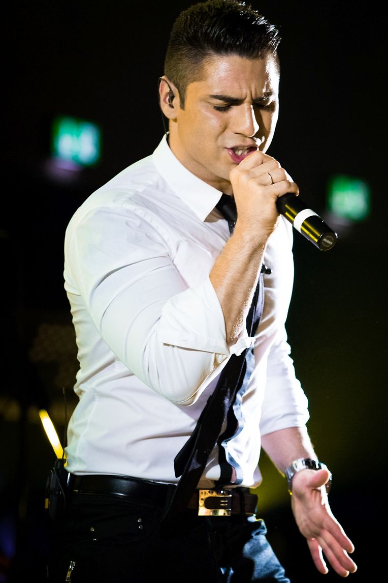 O cantor português Leandro actuou ontem no Hall du Deich, em Ettelbruck