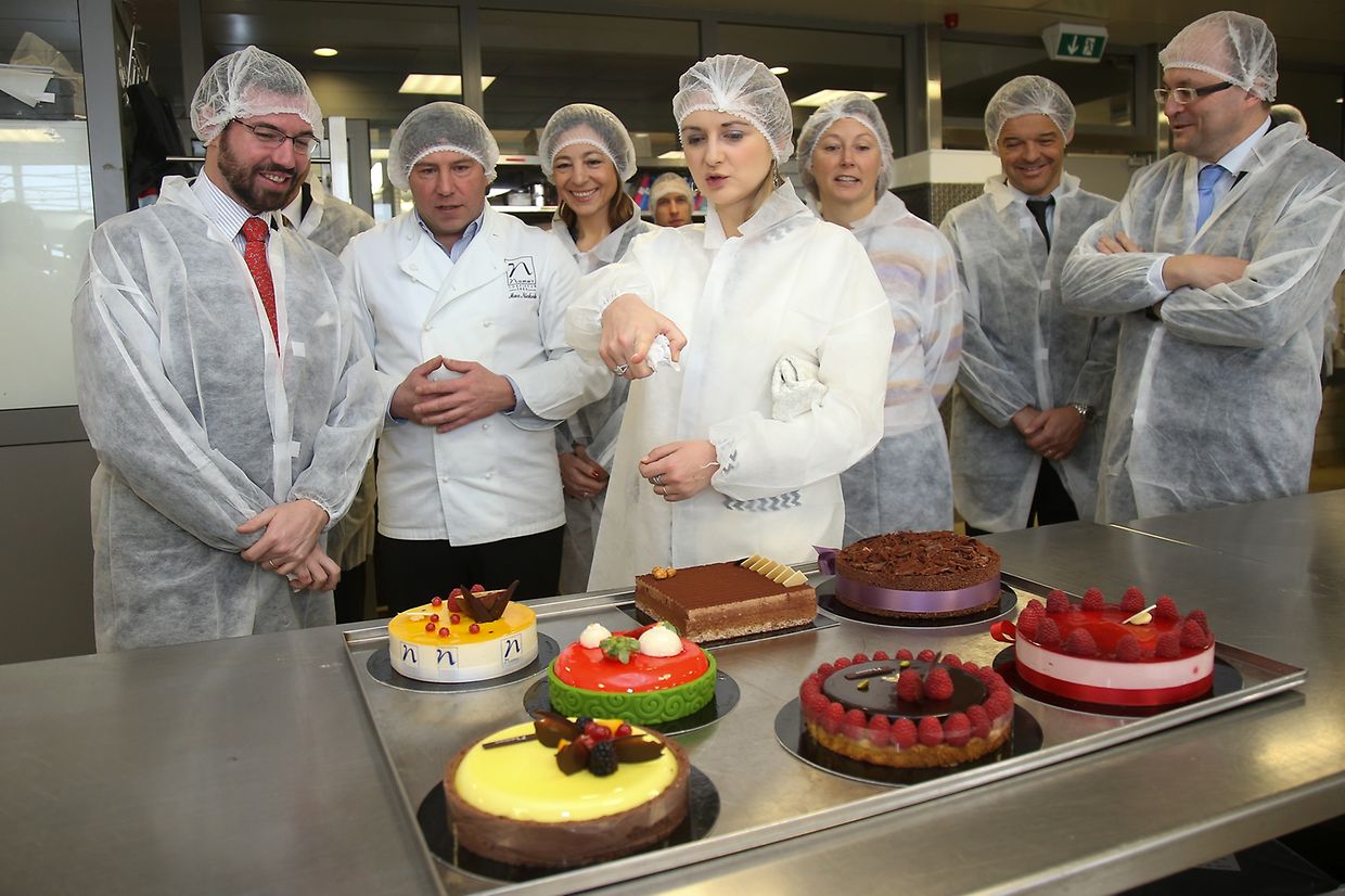 Janeiro de 2016: numa fábrica de chocolate da pastelaria Namur, em Hamm