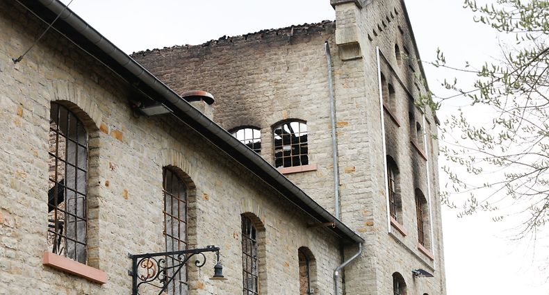 Lokales, Diekircher Brauerei, Brasserie de Luxembourg, der Tag nach dem Grossbrand der Brauerei  Foto: Luxemburger Wort/Anouk Antony