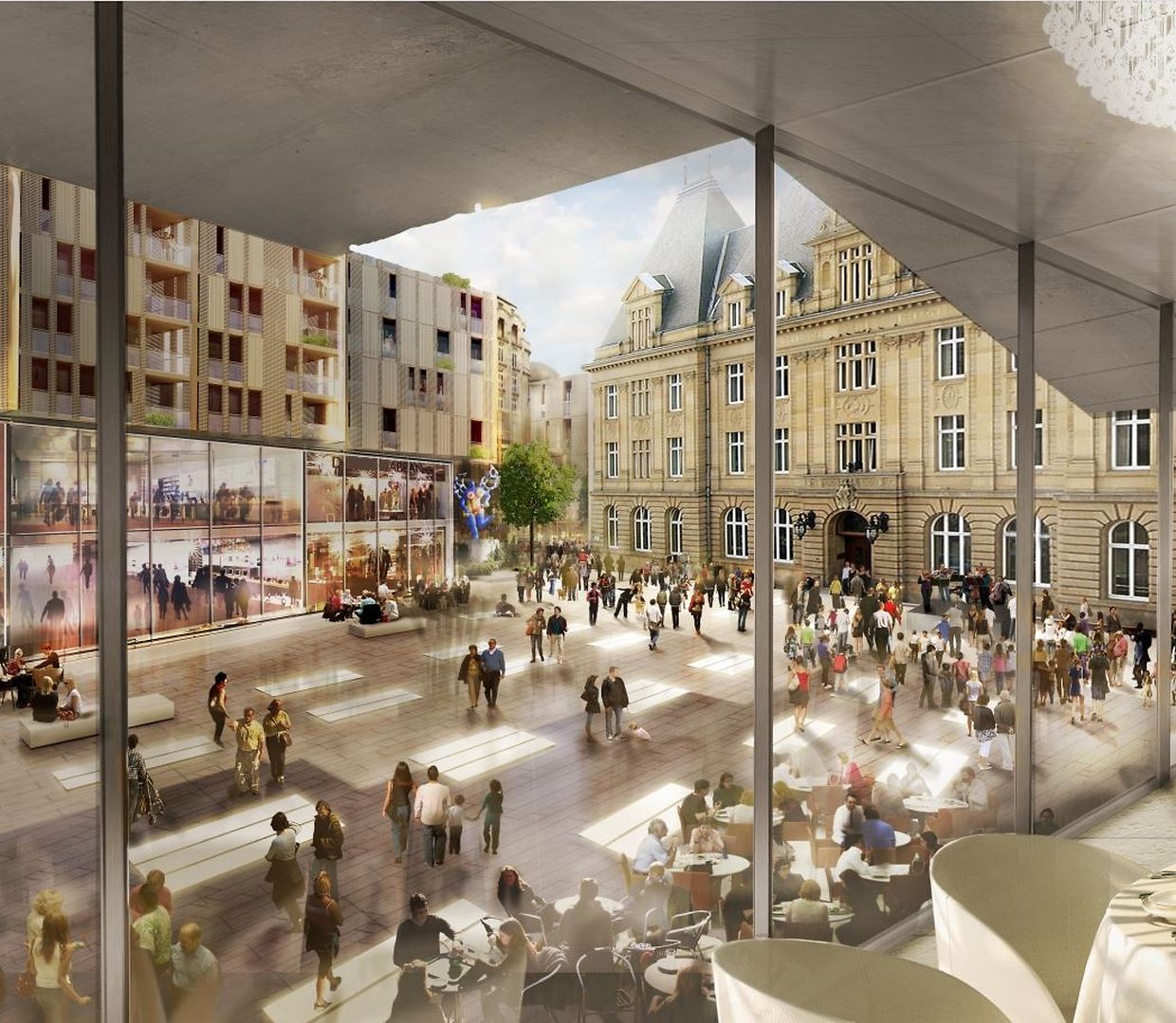 L'enseigne luxembourgeoise de restauration "Victorine" a annoncé sa venue pour le premier trimestre 2020.