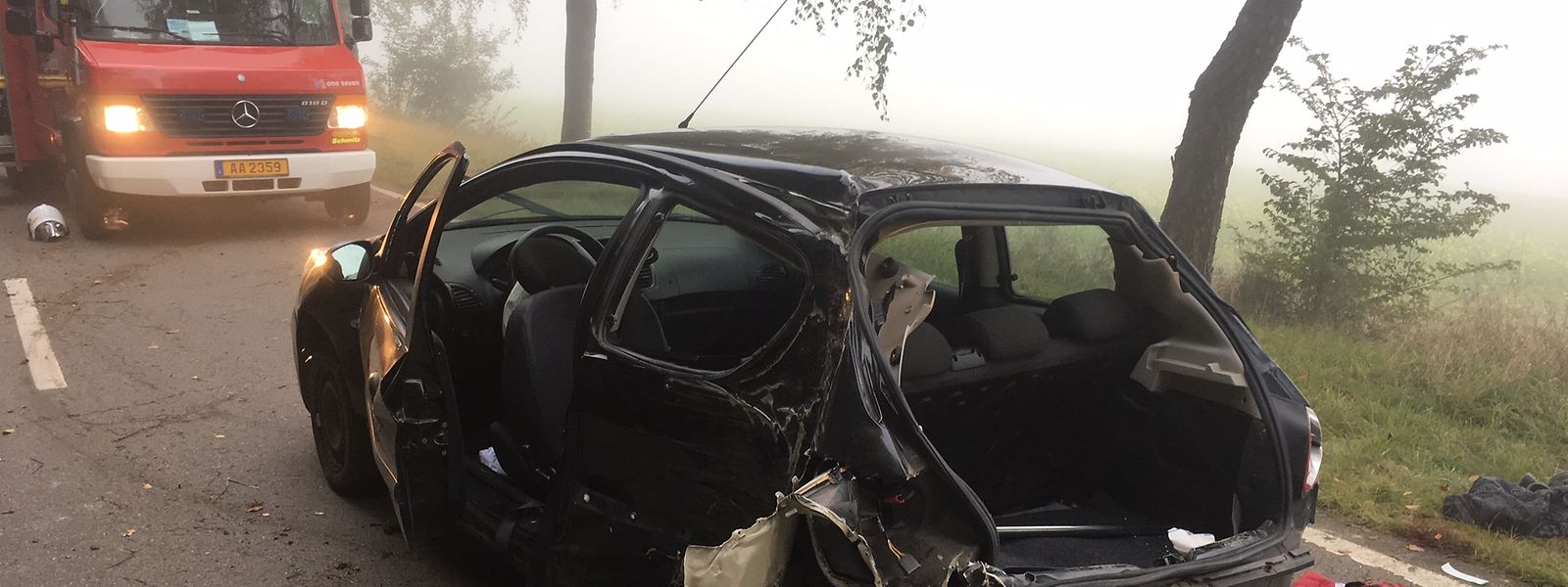 Drei Personen befanden sich im Wagen. Eine junge Frau kam beim Unfall ums Leben.