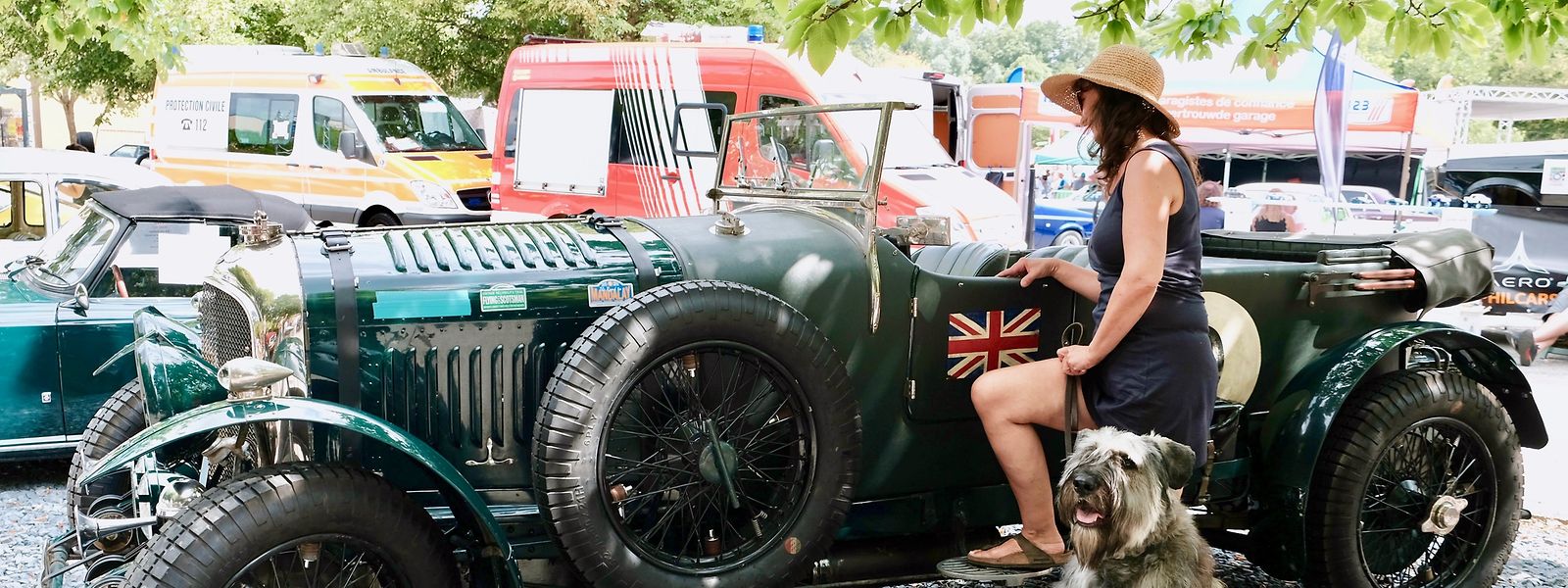 Bei diesem Bentley Racing Car aus den 1930er Jahren wird selbst der Hund plötzlich zum zweitbesten Freund des Menschen.