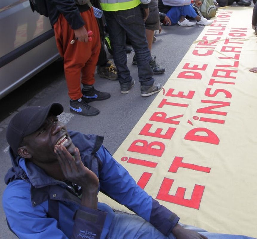 Bei den Krawallen vor dem Konferenzzentrum in Kirchberg waren mehrere Demonstranten und Polizisten verletzt worden.