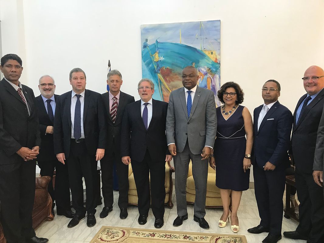 Mars di Bartolomeo foi recebido em Cabo Verde como um "amigo".