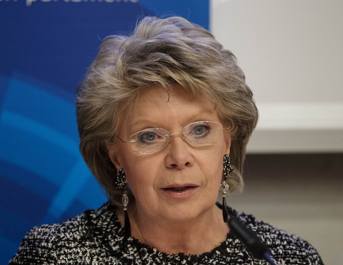 Viviane Reding foi eleita para cargos políticos nacionais e europeus durante mais de 40 anos consecutivos. (Foto: Guy Jallay)