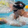 Auch die russische Schwimmerin Vitalina Simonova könnte der Sperre zum Opfer fallen.