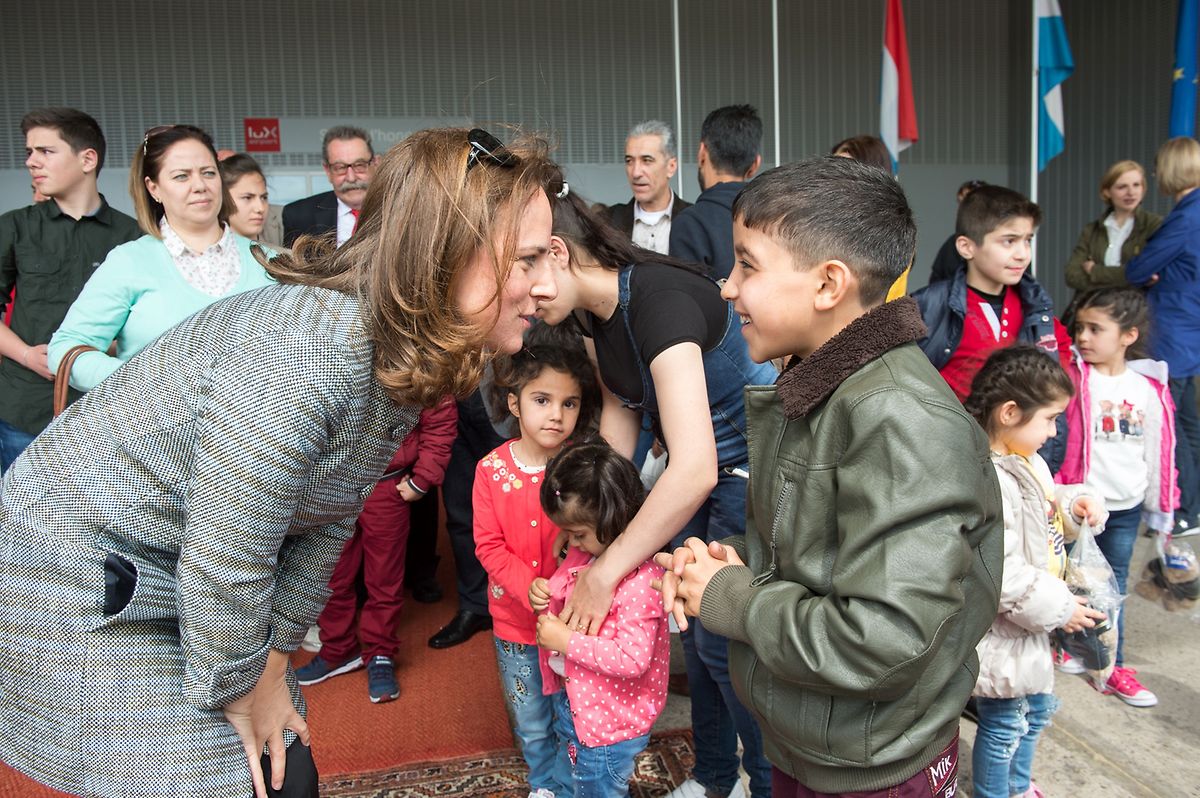 syrische fluchtlinge in luxemburg angekommen