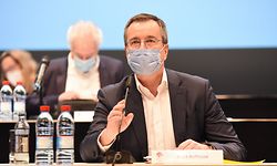 André Hoffmann, président COSL. Assemblée générale du COSL -  Maison Culturelle Mersch - foto : Stéphane Guillaume