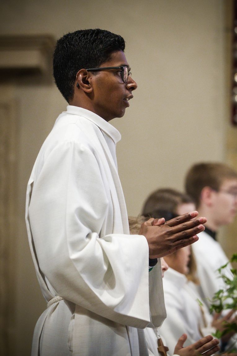 Messe für die neuen Pfarreien “Mamerdall Saint-Christophe“ + “ Bartreng–Stroossen Saint-Jean XXIII“.