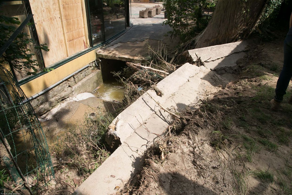 4.6.2018 Luxembourg, Gemeinde Waldbillig, Camping Müllertal, Nachwirkungen wegen Hochwasser, Hochwasserschaden  photo Anouk Antony