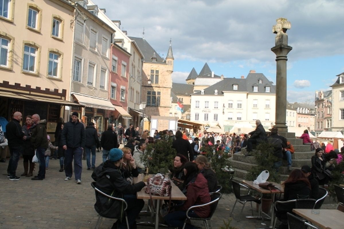 Der Mittelaltermarkt in Echternach.