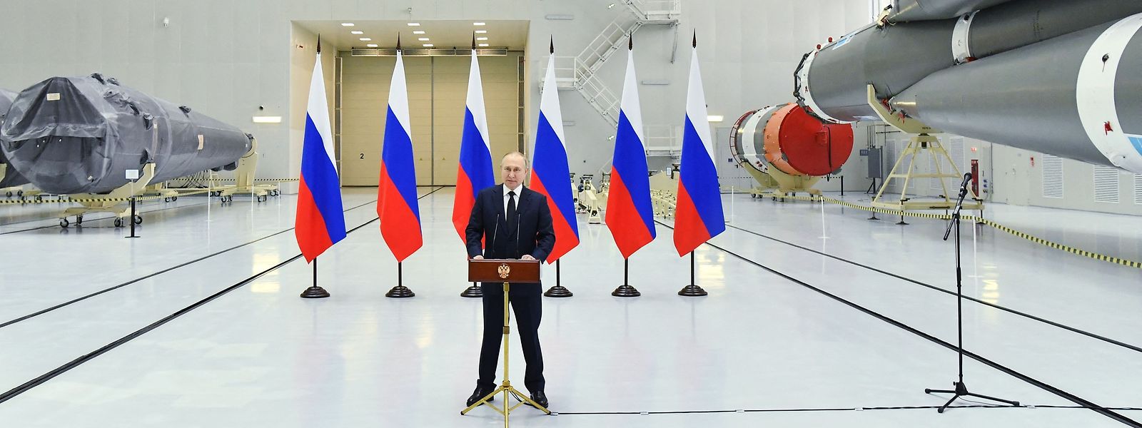 Putin discursou esta terça-feira numa visita ao cosmódromo de Vostochny na região russa de Amur.