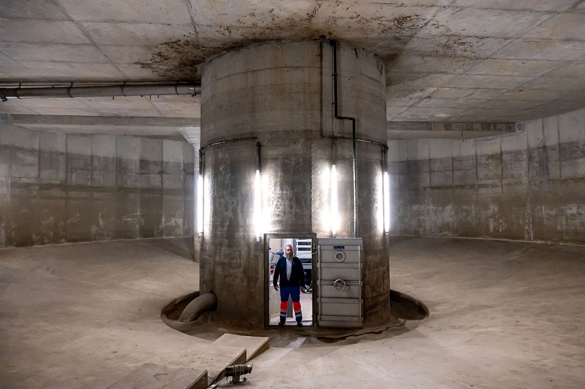 Un réservoir d'eau souterrain sous Bonnevoie.