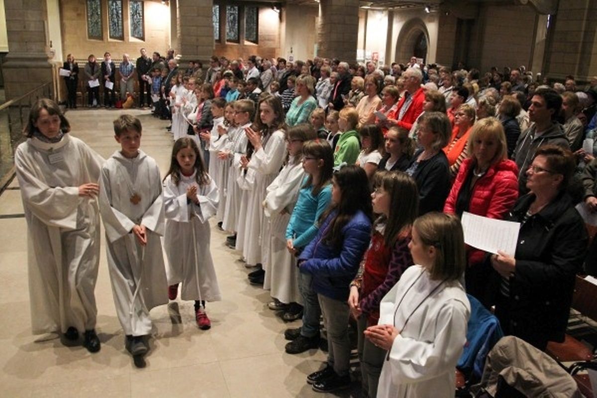 Messe für die Pfarrverbände Hesperingen, Bettemburg-Huncheringen, Roeserbann und Frisingen. 