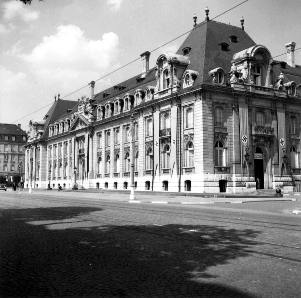 Pendant l'occupation allemande, les nazis avaient logé le chef de la "Zivilverwaltung" dans le bâtiment de l'Arbed.