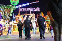 05.09.2022 Polizeirunde Polizei  Kontrolle  und Präsenz auf der Schobermesse ( Schueberfouer ) ( Lima )