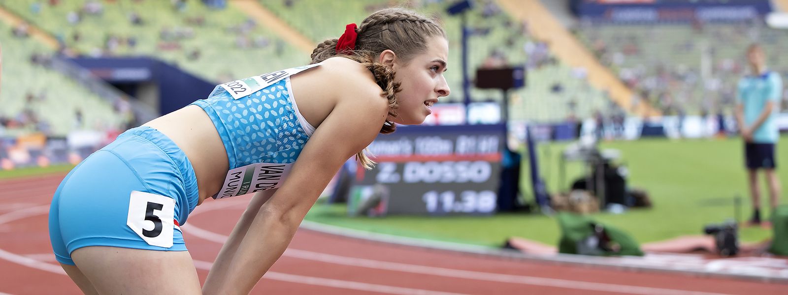 Geschafft: Patrizia van der Weken steht im Halbfinale über 100 m.