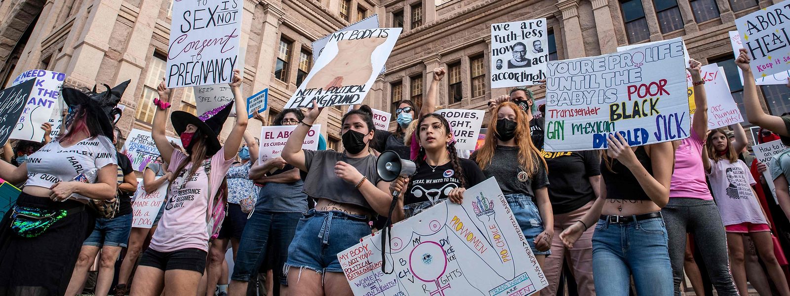 Das Gesetz hat in den vergangenen Wochen - wie hier in Austin - für zahlreiche Proteste gesorgt.