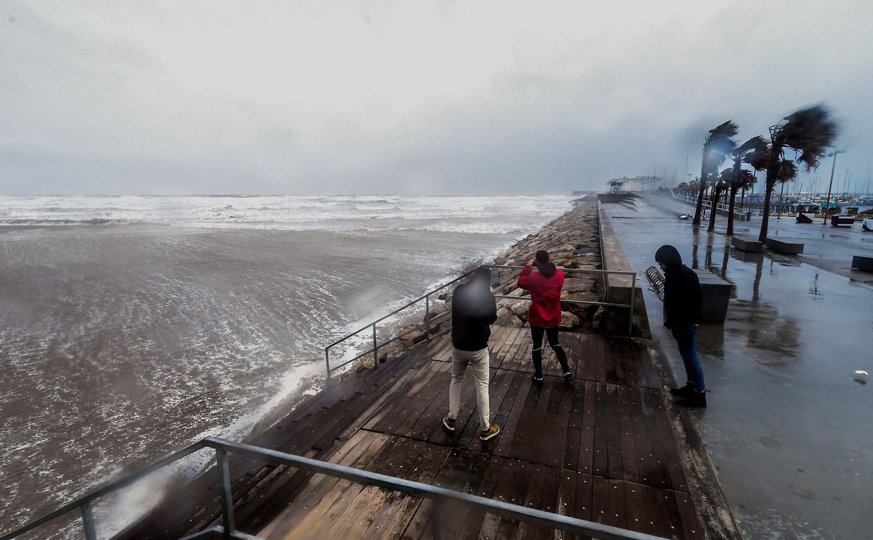 Besonders betroffen von Sturmtief „Gloria“ waren die Region rund um die Küstenstadt Valencia (Foto) und die Balearen mit der Urlaubsinsel Mallorca.