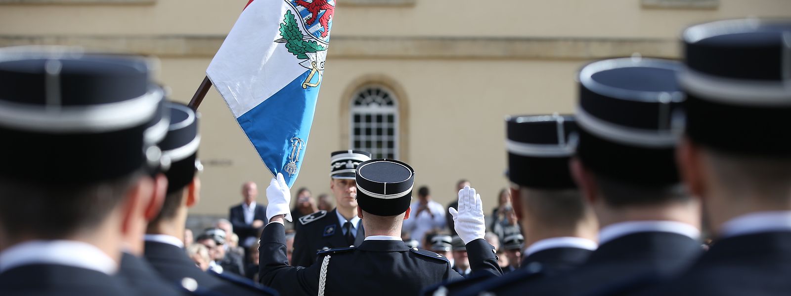 Cérémonie d'assermentation de la 15e promotion inspecteurs de la police grand-ducale.