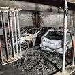 Lokales.Autos werden aus dem Parking Rousegärtchen geborgen.Brand,Feuer Parking. Foto: Gerry Huberty/Luxemburger Wort