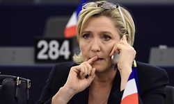 Marine Le Pen im EU-Parlament.