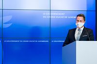 (de g. à dr.) Xavier Bettel, Premier ministre, ministre d'État