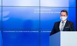 (de g. à dr.) Xavier Bettel, Premier ministre, ministre d'État