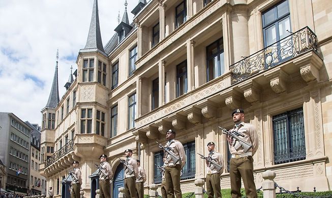 The Grand-Ducal Palace in Luxembourg's capital, the official residence of the Grand Duke, whose powers would be curtailed under the proposed changes