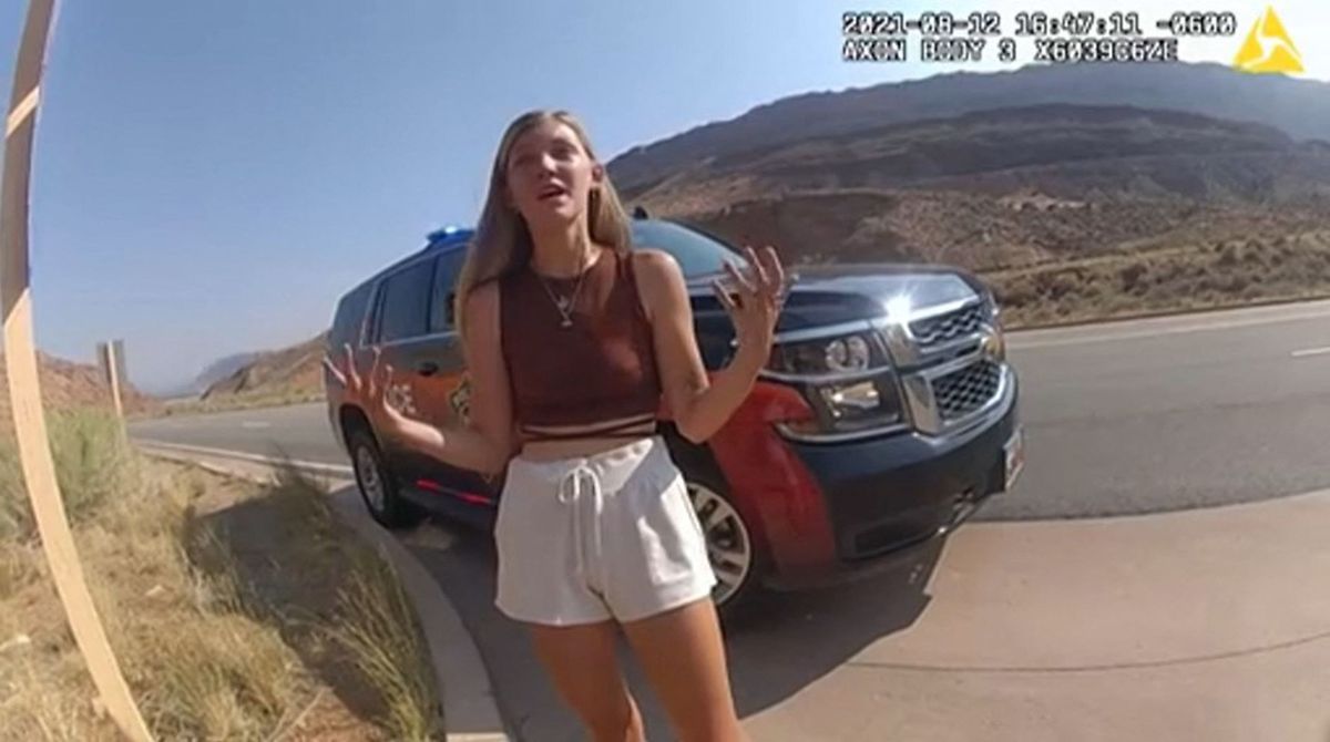Imagem do vídeo divulgado pela polícia de Moab, Utah.