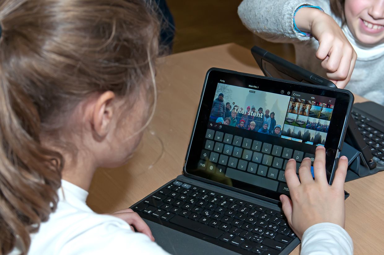 Gemeng Mamer: Schoulcampus um Kinneksbond. Ipads fir d'Schoulkanner (Foto: Alain Piron)