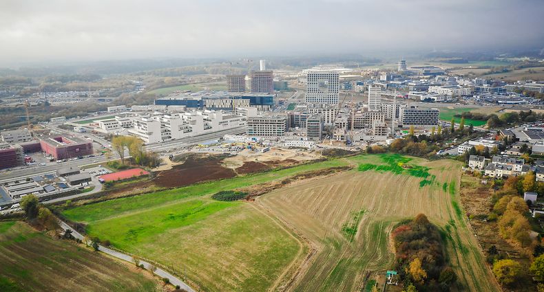 Neuer Park im Ban de Gasperich - Photo : Pierre Matgé